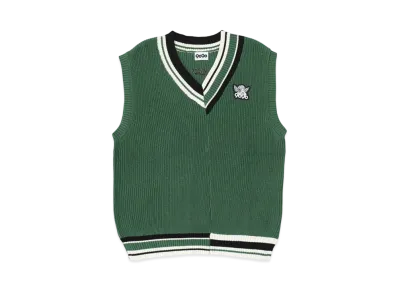 9090 Angel Line Knit Vest "Green"