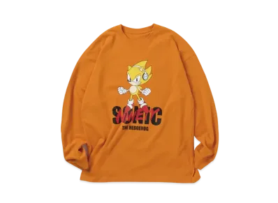 9090 x SONIC THE HEDGEHOG SUPER SONIC Long tee "Mastered"