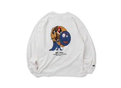 9090 x MIO F**K Long Tee "White"