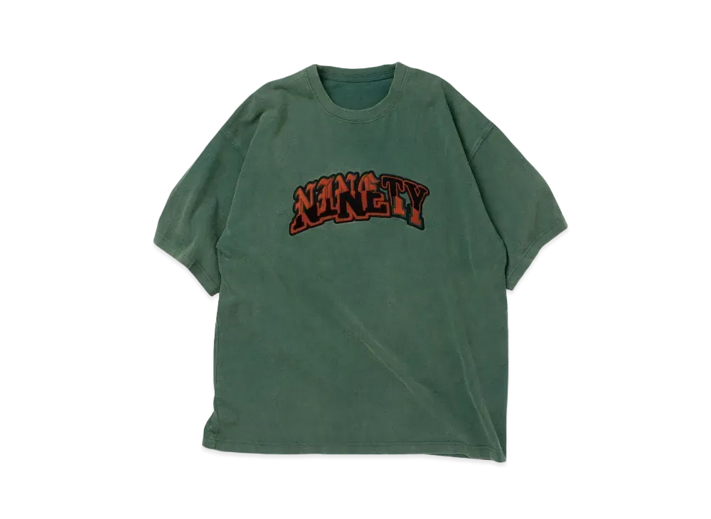 9090 College Collage Tee "Moss Green"