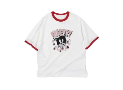 9090 Drowning in SNS Ringer Tee "White"