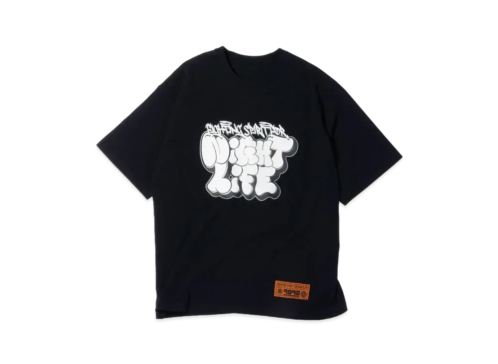 9090 x Toraichi x S.H.I.P & C.R.E.W NIGHTLIFE Tee "Black"