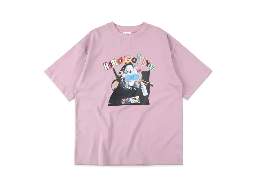 9090 x Novel Core Collage Tee "Purple"