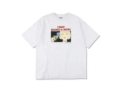9090 x Ado SILENCE or DEATH Tee "White"