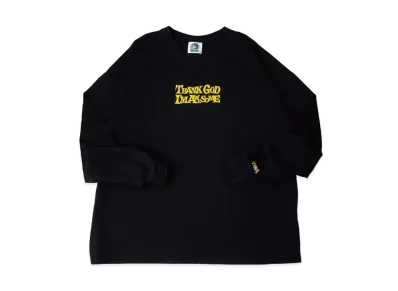 9090 x Nakano On Smoking Skull long T "Black"