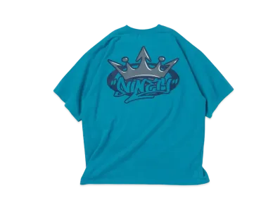 9090 King Logo tee "Saxe Blue"