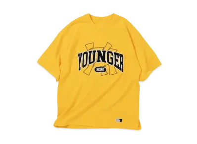 9090 x younger song College Tee "Yellow"