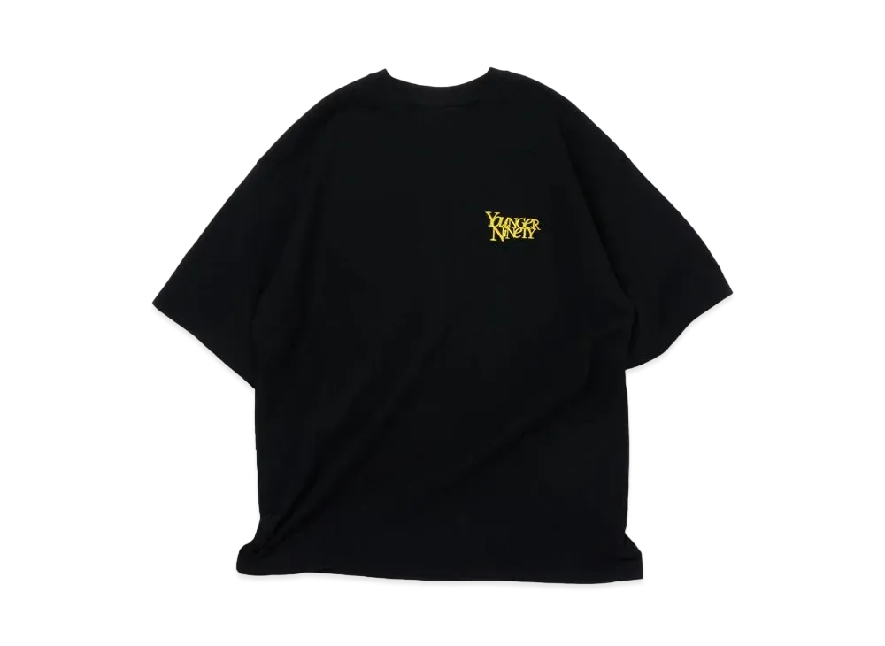 9090 x younger song Logo Tee "Black"