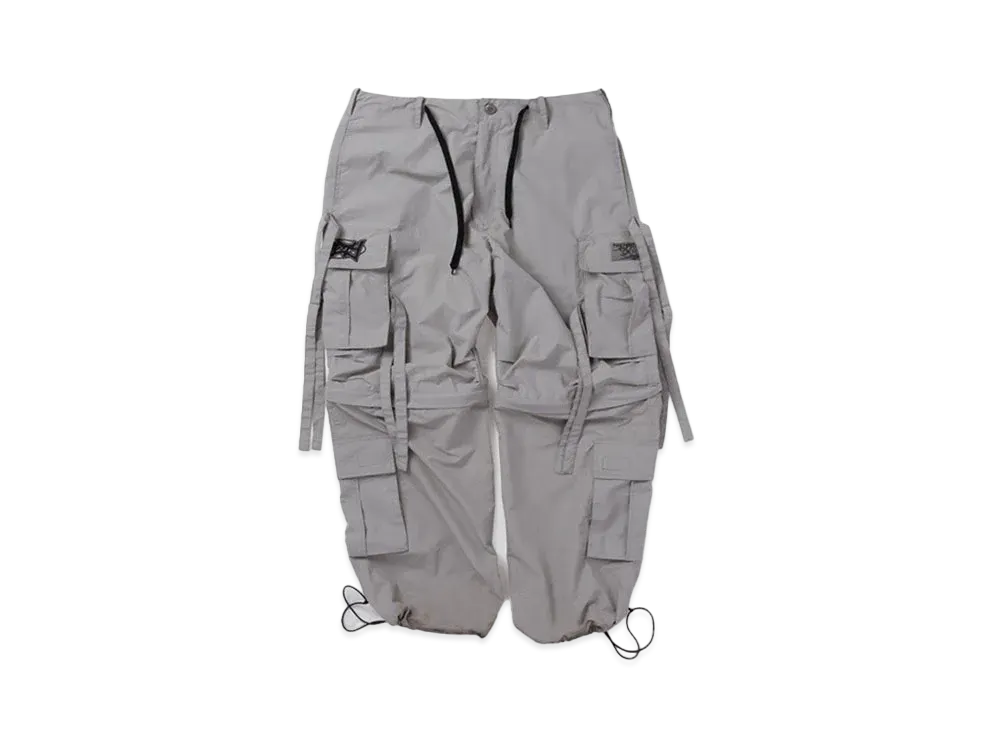 9090 TECHNO cargo pants "Gray"