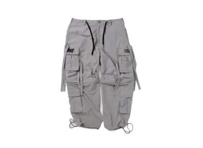 9090 TECHNO cargo pants "Gray"
