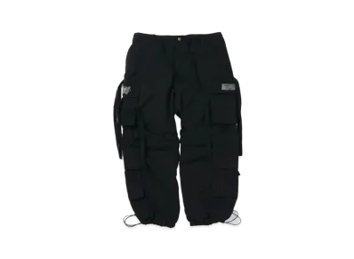 9090 TECHNO cargo pants "Black"