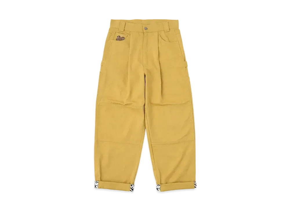 9090 x Tecchan Tiger-pattern Painter Pants "Mastered"