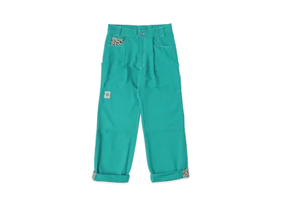 9090 Animal Painter Pants "Mint Green"