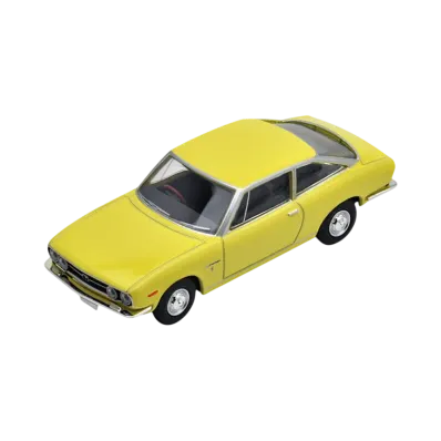 TOMYTEC "TOMICA LIMITED VINTAGE" 1/64 LV-145b Isuzu 117 Coupe (Yellow)