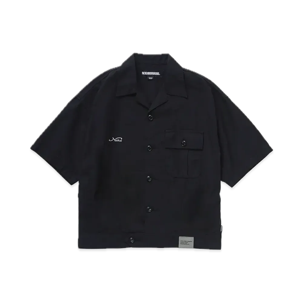 NEIGHBORHOOD Belted Officer Shirt SS "Black"