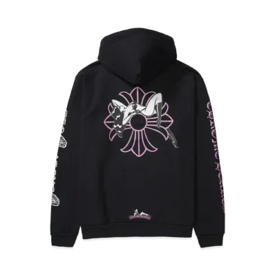 Chrome Hearts Deadly Doll Pullover Hoodie "Black"