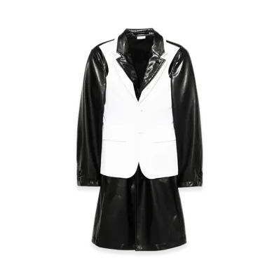 COMME des GARCONS HOMME PLUS Layered Coat "White"