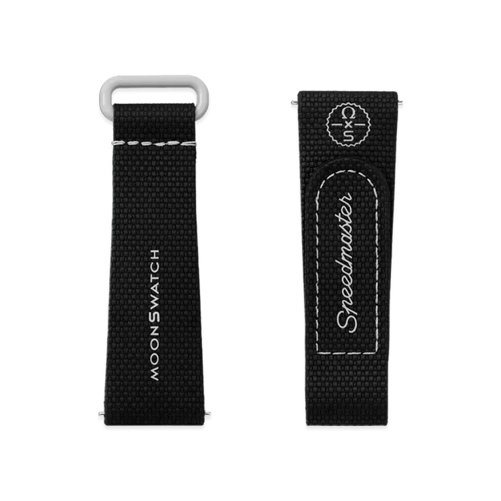 Swatch x OMEGA BIOCERAMIC MoonSwatch Rubber Strap "Black/Grey"