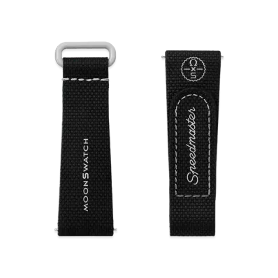 Swatch x OMEGA BIOCERAMIC MoonSwatch Rubber Strap "Black/Grey"