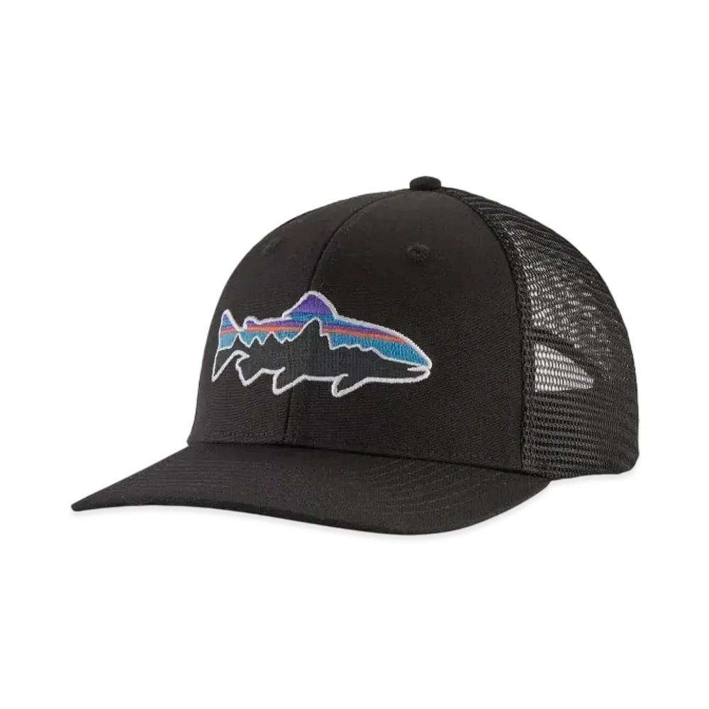 Patagonia Men's Fitz Roy Trout Trucker Hat "Black"