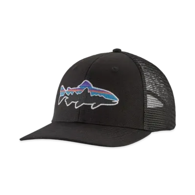 Patagonia Men's Fitz Roy Trout Trucker Hat "Black"