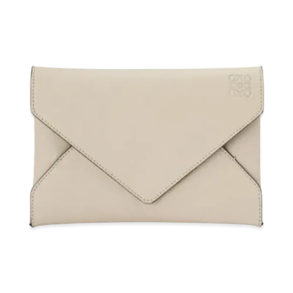 LOEWE Envelope Pouch In Goatskin "Angora"