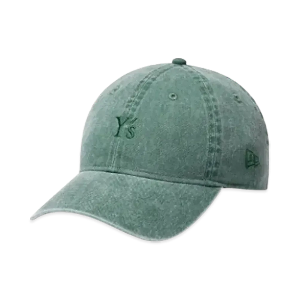 NEW ERA x Y's FW25 9Twenty Acid Wash "Dark Green"