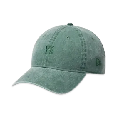 NEW ERA x Y's FW25 9Twenty Acid Wash "Dark Green"