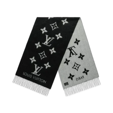 Louis Vuitton Echarpe Reykjavik Scarf "Black"