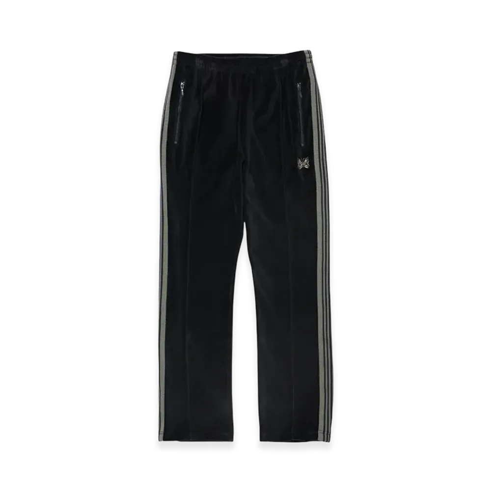 NEEDLES Narrow Track Pants Velour "Navy"