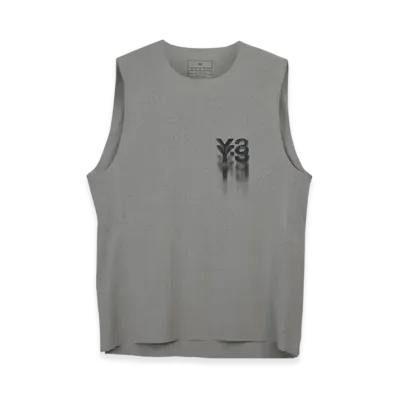 Y-3 Running Tank Top "Charcoal Solid Grey"