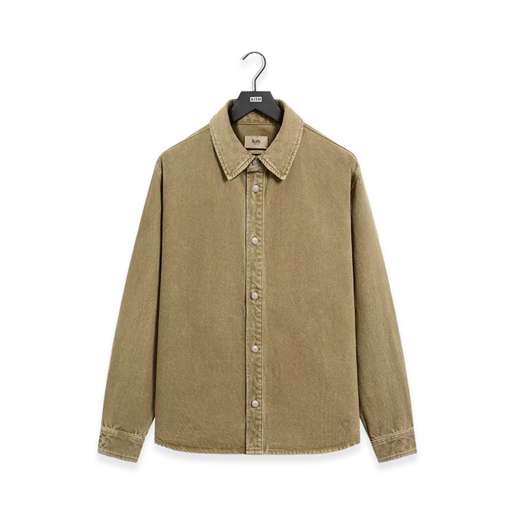 Kith Herringbone Denim Apollo Shirt "Deliver"