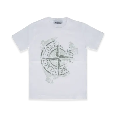 Stone Island Kids SS T-Shirt "White"