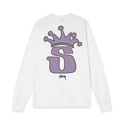 Stussy S Crown LS Tee "White"