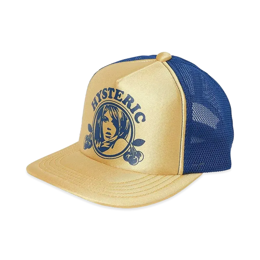 HYSTERIC GLAMOUR Hysteric Cherry Glossy Mesh Cap "Yellow"