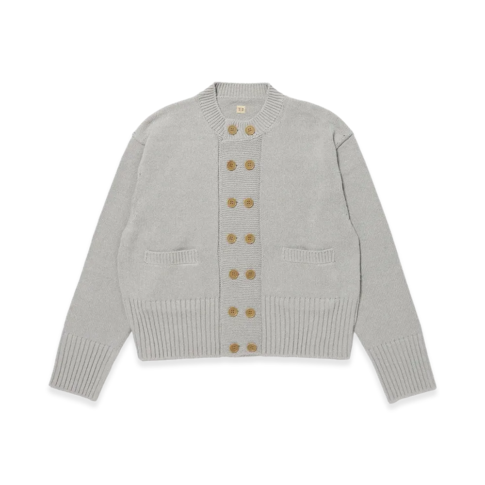 T.T Taiga Takahashi LOT.506 DB Cardigan "Light Gray"