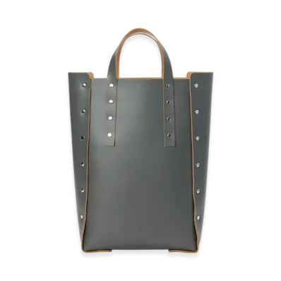 Hender Scheme Assemble Hand Bag Tall L "Steel Gray"