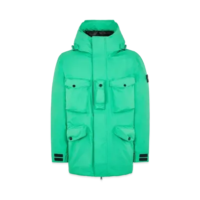 Stone Island 40330 RIPSTOP GORE-TEX CON PACLITE PRODUCT TECHNOLOGY DOWN "Green"