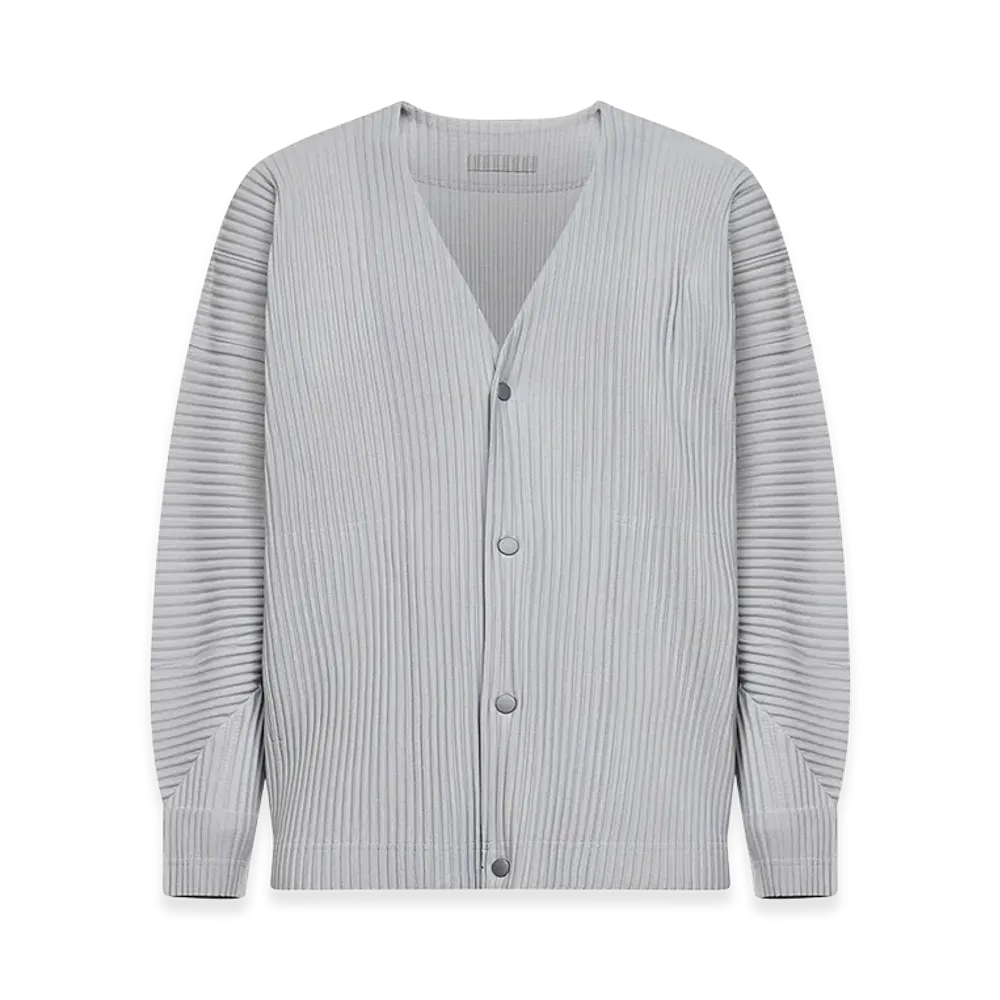 HOMME PLISSE ISSEY MIYAKE Cardigan "Gray"