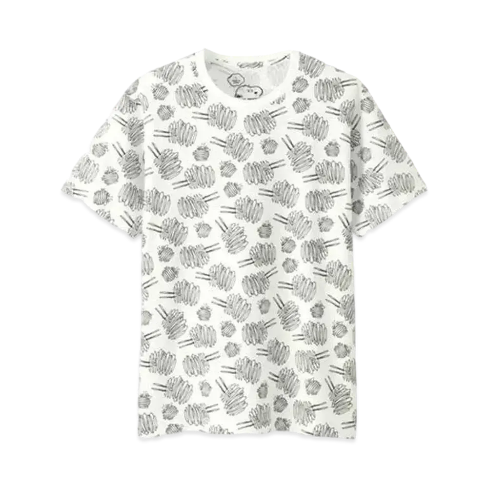 Uniqlo x KAWS x Peanuts Dust Cloud All Over Tee "White"