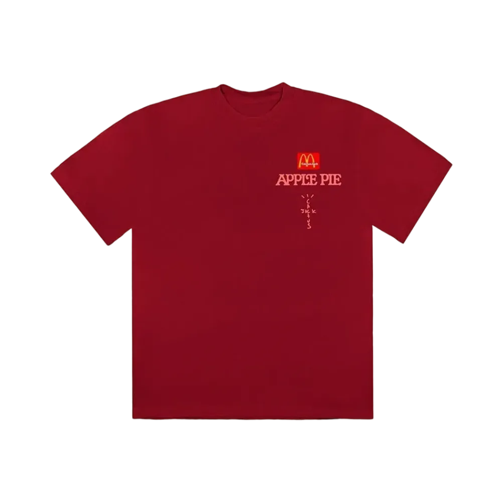 Travis Scott Cactus Jack x McDonald's Apple Pie T-Shirt "Red"