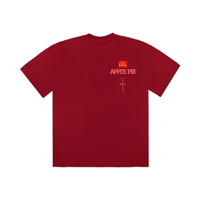 Travis Scott Cactus Jack x McDonald's Apple Pie T-Shirt "Red"