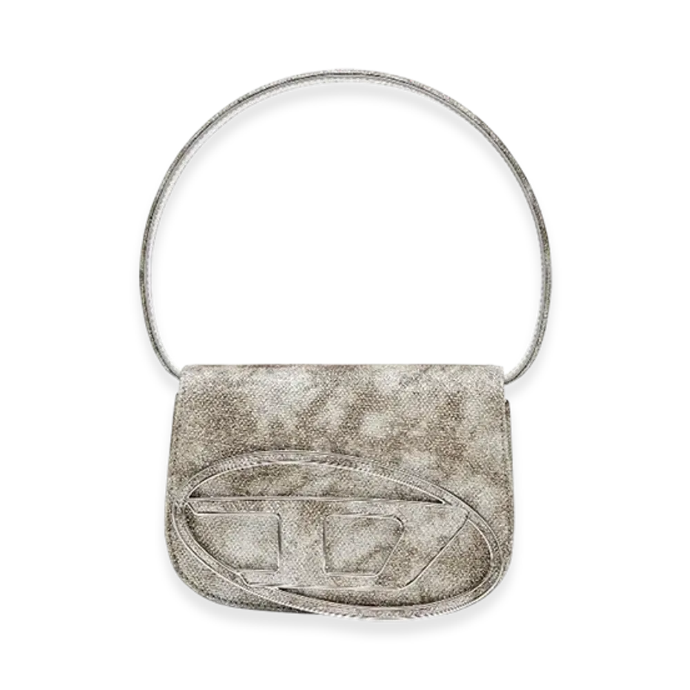 Diesel 1Dr 1Dr-Iconic Shoulder Bag In Shimmer Fabric "Military Green"