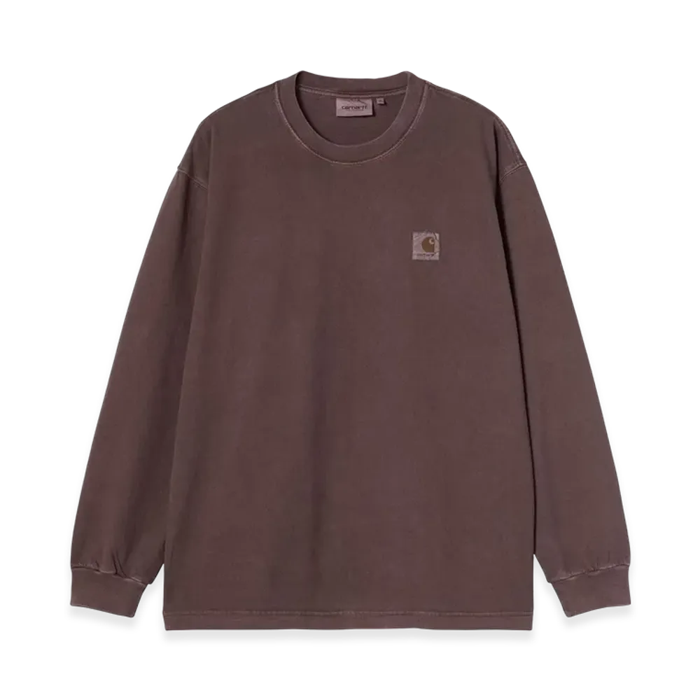 Carhartt WIP L/S Vista T-Shirt "Palisander(Garment Dyed)"