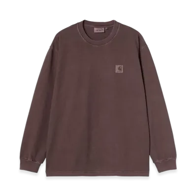 Carhartt WIP L/S Vista T-Shirt "Palisander(Garment Dyed)"