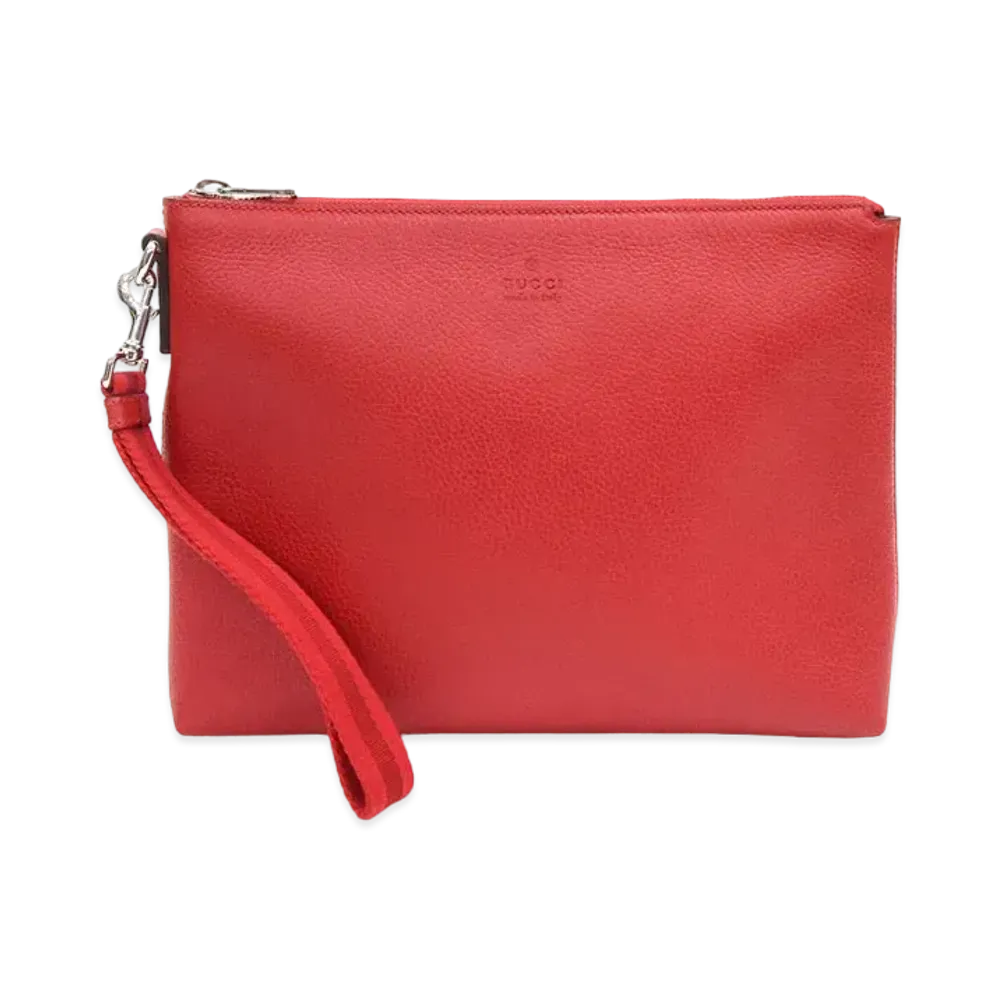 GUCCI Cosmopolis Clutch Bag "Red"