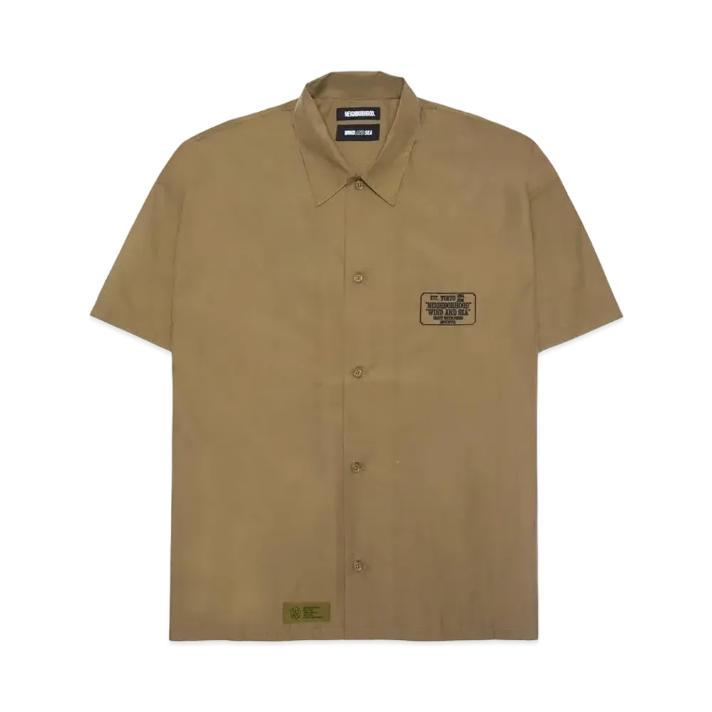 NEIGHBORHOOD NHWDS WORK / EC-SHIRT . SS "Olive Drab"