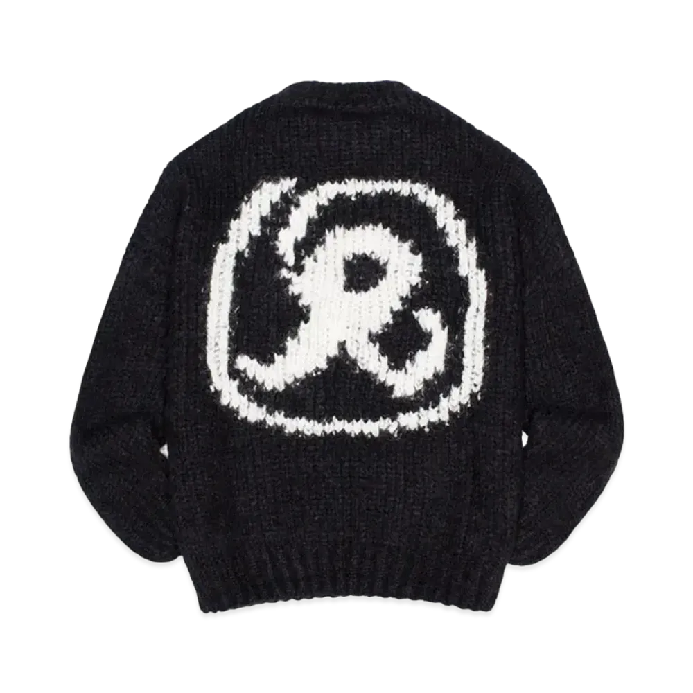 Richardson Glyph Mohair Knit Sweater "Black"