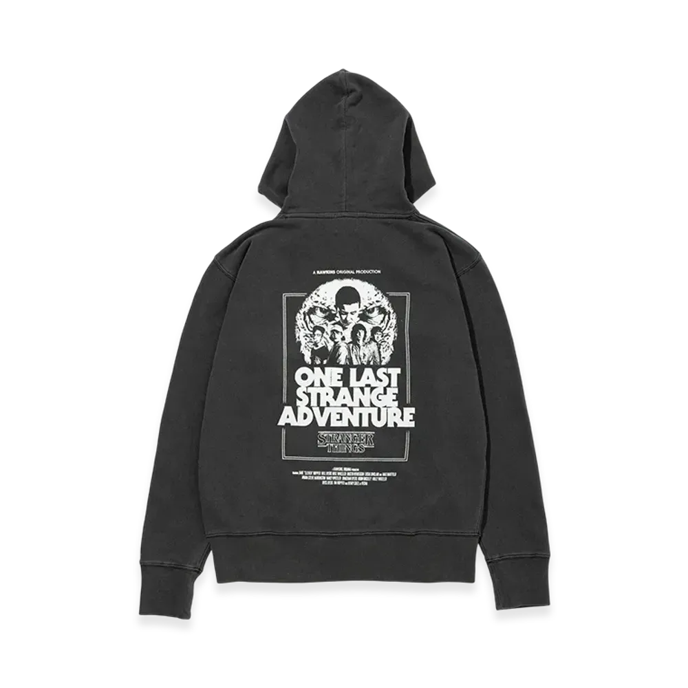 Netflix Stranger Things x V.A. Zip Hoodie HEROS "Black"