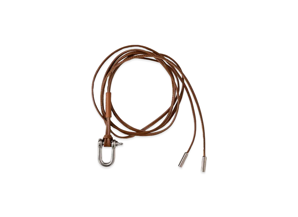 ANCELLM Leather Rope Bracelet "Brown"